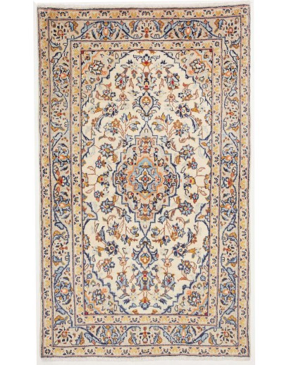 Tappeto Kashan Fine Persia beige bianco 93x156