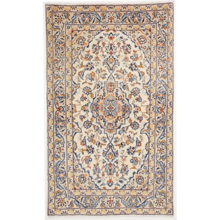 Tappeto Kashan Fine Persia beige bianco 93x156
