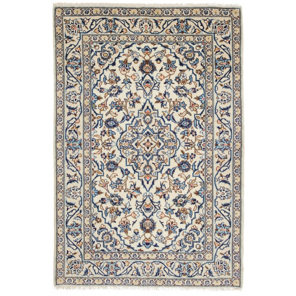 Tappeto Kashan Fine Persia beige grigio 100x150 Tappeto Kashan Fine Persia beige grigio 100x150