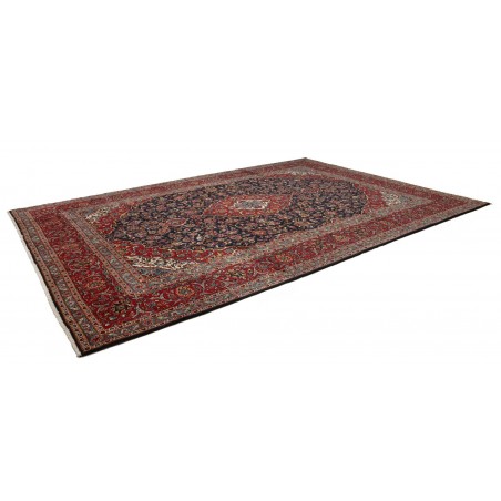 Tappeto Kashan Persia marrone grigio 295x418