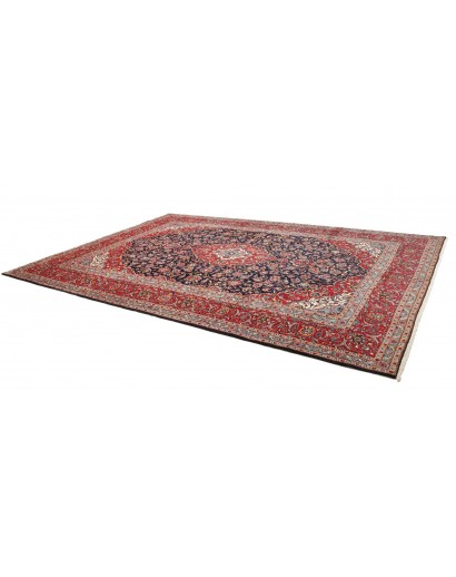 Tappeto Kashan Persia marrone grigio 295x418