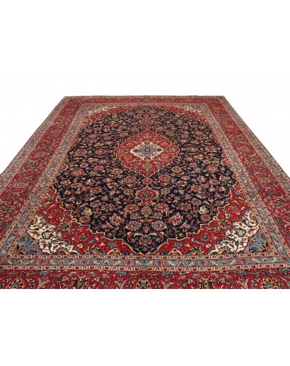 Tappeto Kashan Persia marrone grigio 295x418