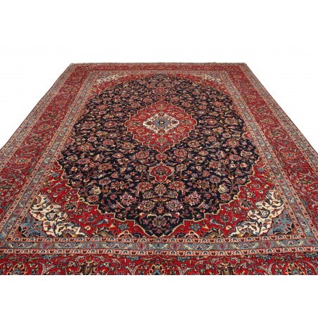 Tappeto Kashan Persia marrone grigio 295x418