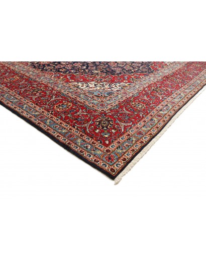 Tappeto Kashan Persia marrone grigio 295x418