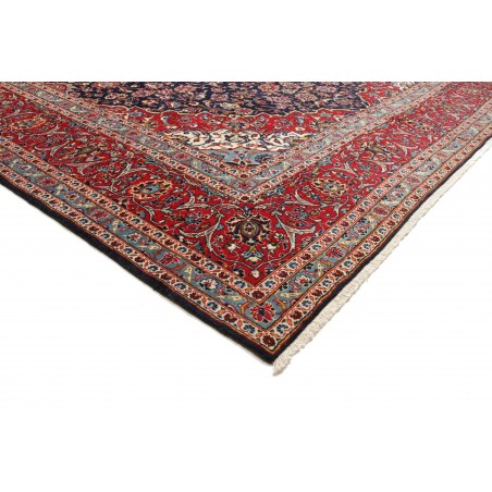 Tappeto Kashan Persia marrone grigio 295x418