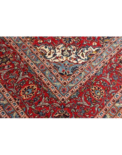 Tappeto Kashan Persia marrone grigio 295x418