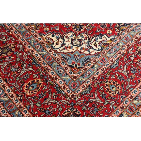 Tappeto Kashan Persia marrone grigio 295x418