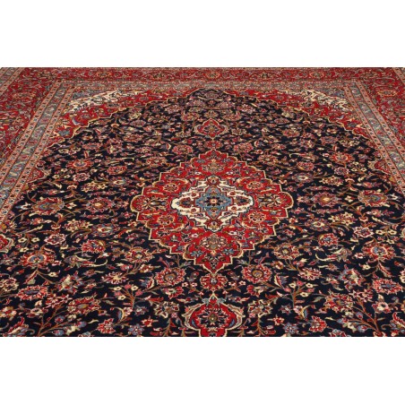 Tappeto Kashan Persia marrone grigio 295x418