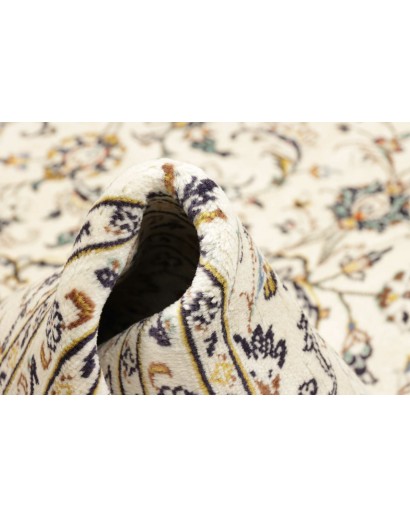 Tappeto Kashan Persia bianco arancione 193x300