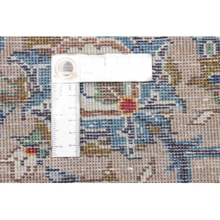 Tappeto Kashan Persia bianco arancione 193x300