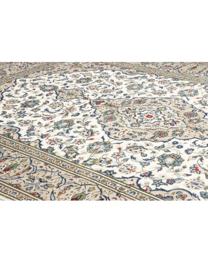 Tappeto Kashan Persia bianco 194x296