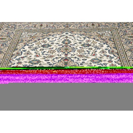 Tappeto Kashan Persia bianco 194x296