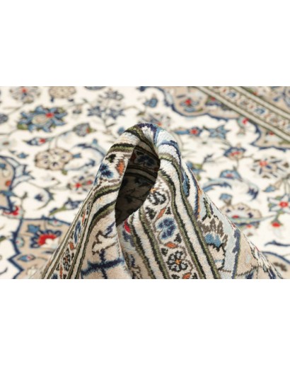 Tappeto Kashan Persia bianco 194x296