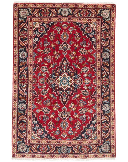 Tappeto Kashan Fine Persia marrone giallo 98x145