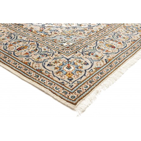 Tappeto Kashan Persia bianco marrone 200x300