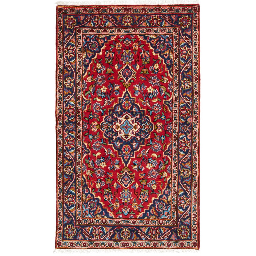 Tappeto Kashan Fine Persia marrone grigio 95x165 Tappeto Kashan Fine Persia marrone grigio 95x165