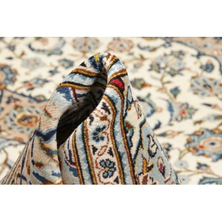 Tappeto Kashan Persia bianco marrone 200x300