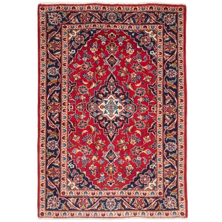 Tappeto Kashan Fine Persia marrone giallo 98x150