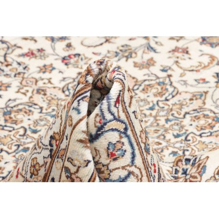 Tappeto Kashan Persia beige bianco 244x345