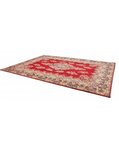 Tappeto Kerman Persia marrone grigio 304x421