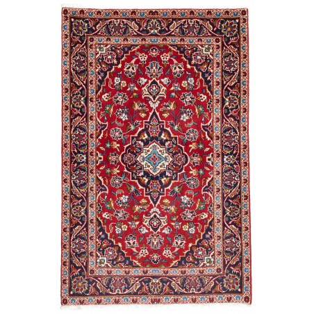 Tappeto Kashan Fine Persia marrone giallo 99x147