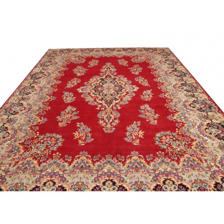 Tappeto Kerman Persia marrone grigio 304x421