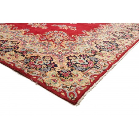 Tappeto Kerman Persia marrone grigio 304x421