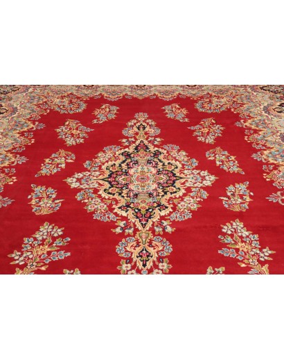 Tappeto Kerman Persia marrone grigio 304x421