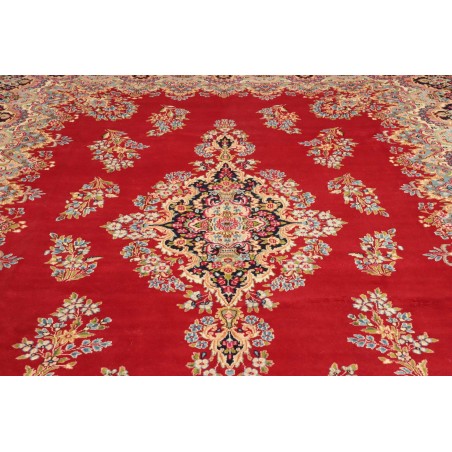 Tappeto Kerman Persia marrone grigio 304x421