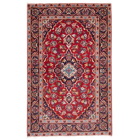 Tappeto Kashan Fine Persia marrone giallo 104x158
