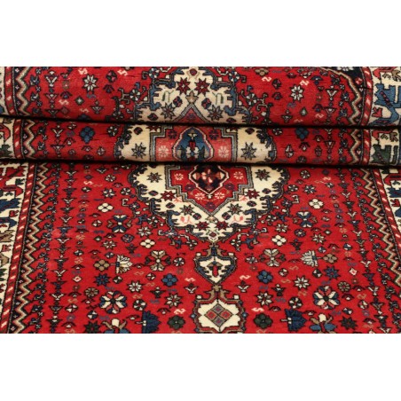 Tappeto Yalameh Persia marrone giallo 83x308