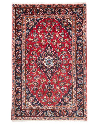 Tappeto Kashan Fine Persia marrone giallo 98x150
