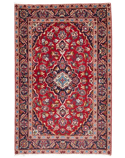 Tappeto Kashan Fine Persia marrone grigio 100x153