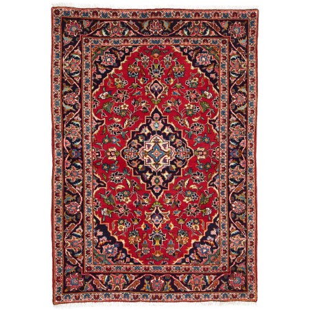 Tappeto Kashan Fine Persia marrone giallo 100x143