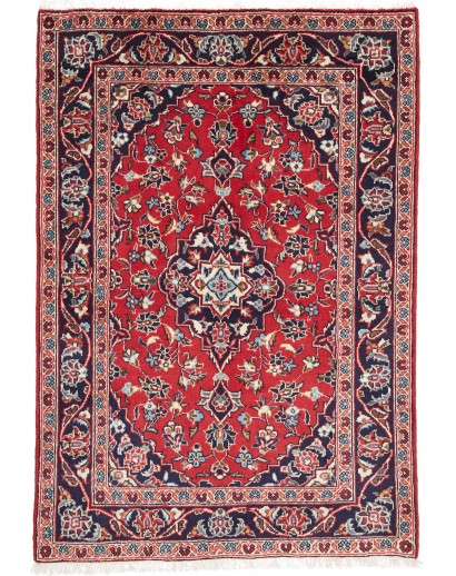 Tappeto Kashan Fine Persia rosso grigio 98x149