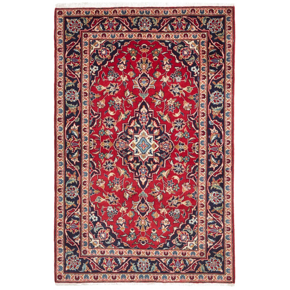 Tappeto Kashan Fine Persia marrone 98x153 Tappeto Kashan Fine Persia marrone 98x153
