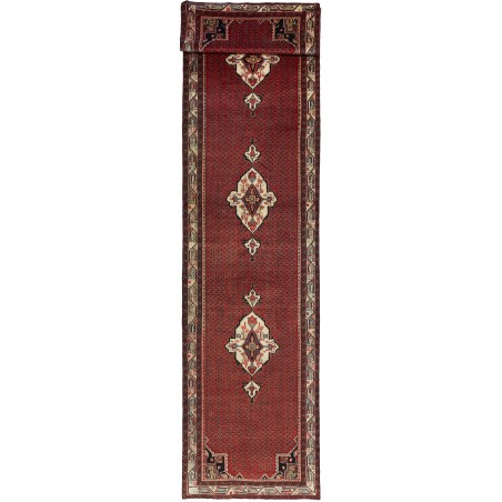 Tappeto Hamadan Persia marrone 115x500