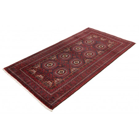 Tappeto Baluch Persia grigio giallo 107x202