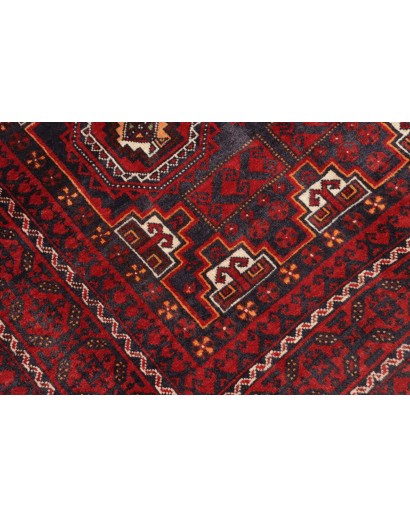 Tappeto Baluch Persia grigio giallo 107x202