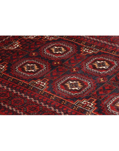 Tappeto Baluch Persia grigio giallo 107x202