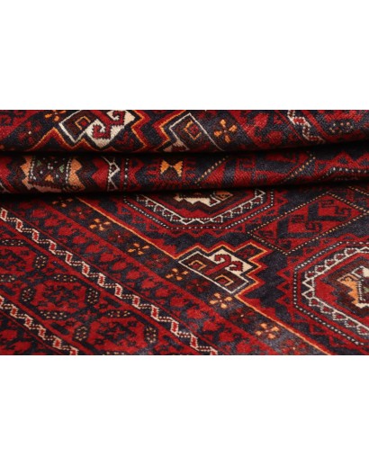 Tappeto Baluch Persia grigio giallo 107x202