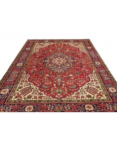 Tappeto Tabriz Persia marrone grigio 208x297