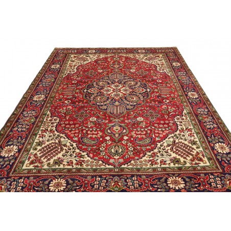 Tappeto Tabriz Persia marrone grigio 208x297