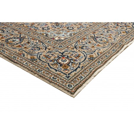 Tappeto Kashan Persia azzurro grigio 198x305