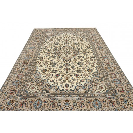 Tappeto Kashan Persia azzurro verde 193x310