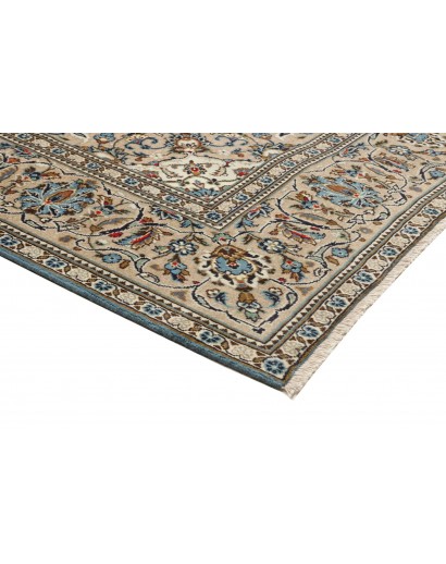 Tappeto Kashan Persia azzurro verde 193x310