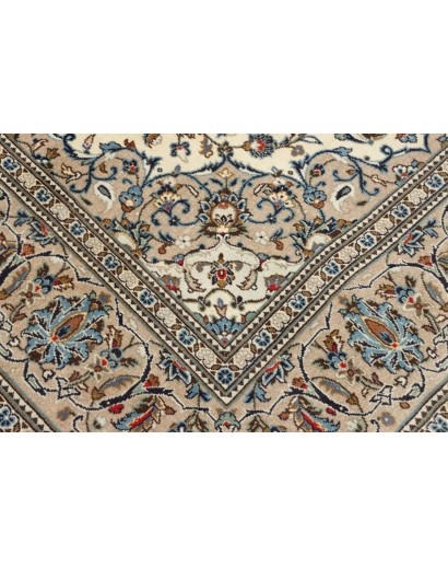 Tappeto Kashan Persia azzurro verde 193x310