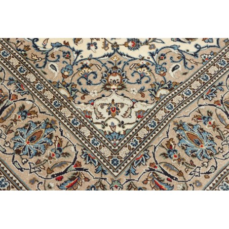 Tappeto Kashan Persia azzurro verde 193x310