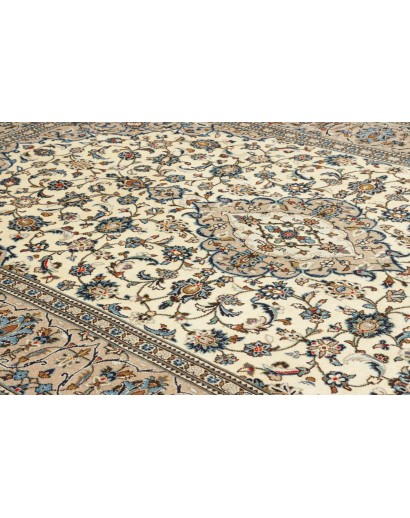 Tappeto Kashan Persia azzurro verde 193x310