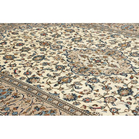 Tappeto Kashan Persia azzurro verde 193x310